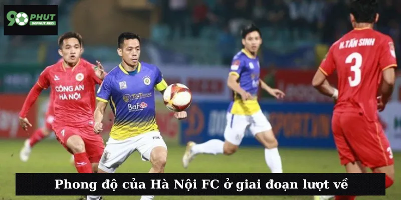 Phong độ của Hà Nội FC ở giai đoạn lượt về